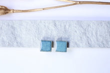 Load image into Gallery viewer, Square Stud Earrings Kinutaseiji (L)