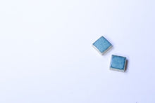 Load image into Gallery viewer, Square Stud Earrings Kinutaseiji (L)