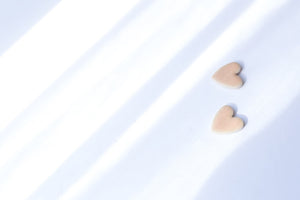 Heart Stud Earrings Anzu (L) 093