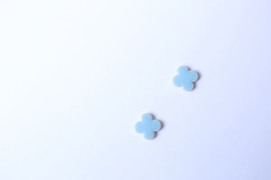 Four Leaf Stud Earrings (M)Sora 091