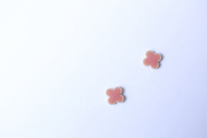 Four Leaf Stud Earrings Sakura (M)092